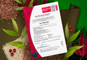 НПО «Компас Здоровья» получил сертификат соответствия международному стандарту ISO 22000